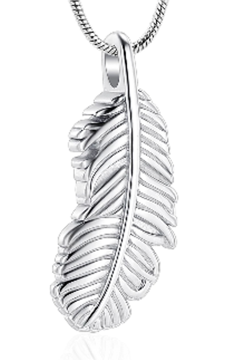 Feather Pendant Angel Paws